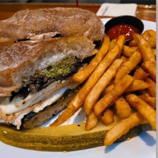 Chicken Portobello & Fresh Mozzarella Sandwich
