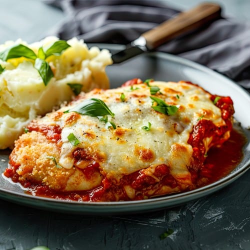 Chicken Parm Dinner.