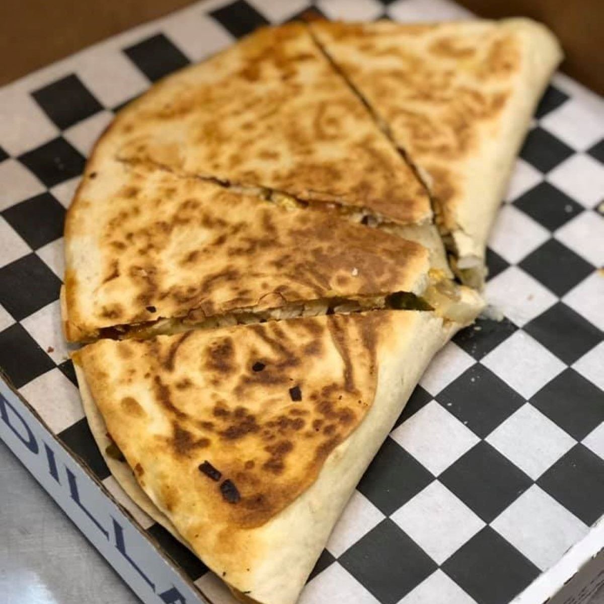 Cheese Quesadilla.
