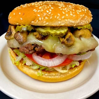 Mushroom Provolone Burger