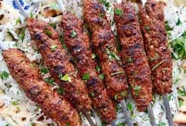 Lamb Seekh Kebab (Spiced Lamb).