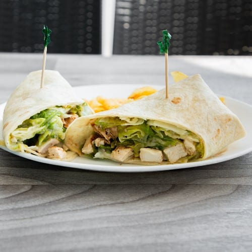 Chicken Caesar Wrap.