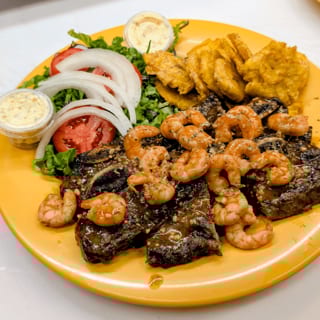 Beef Ribs with Shrimp