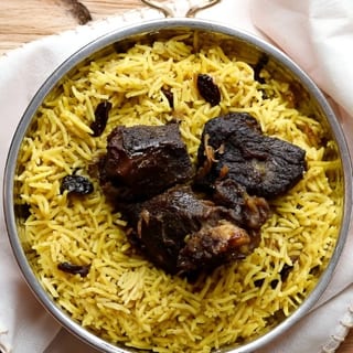 Goat Biryani with Bone