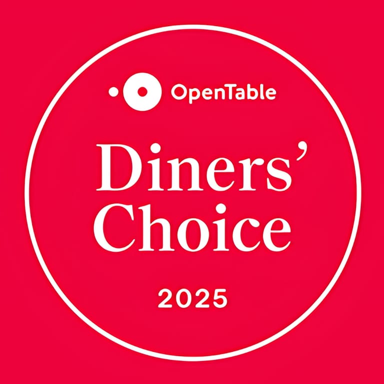 Wins OpenTable Diners’ Choice Award!