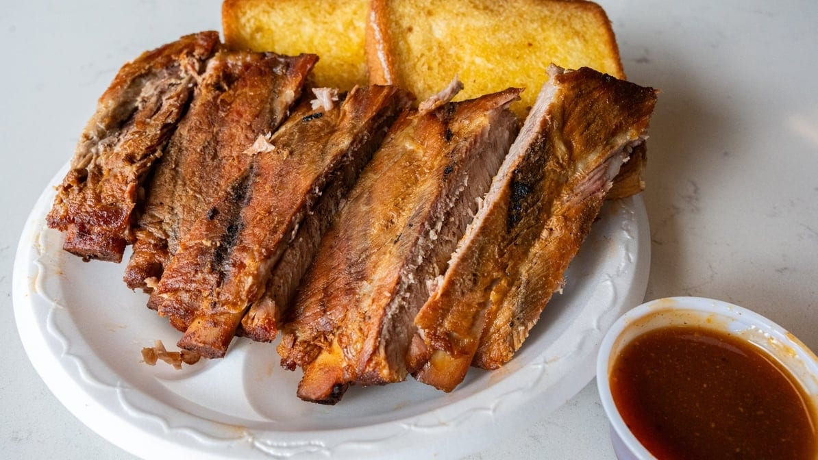 Ribs and Toast.