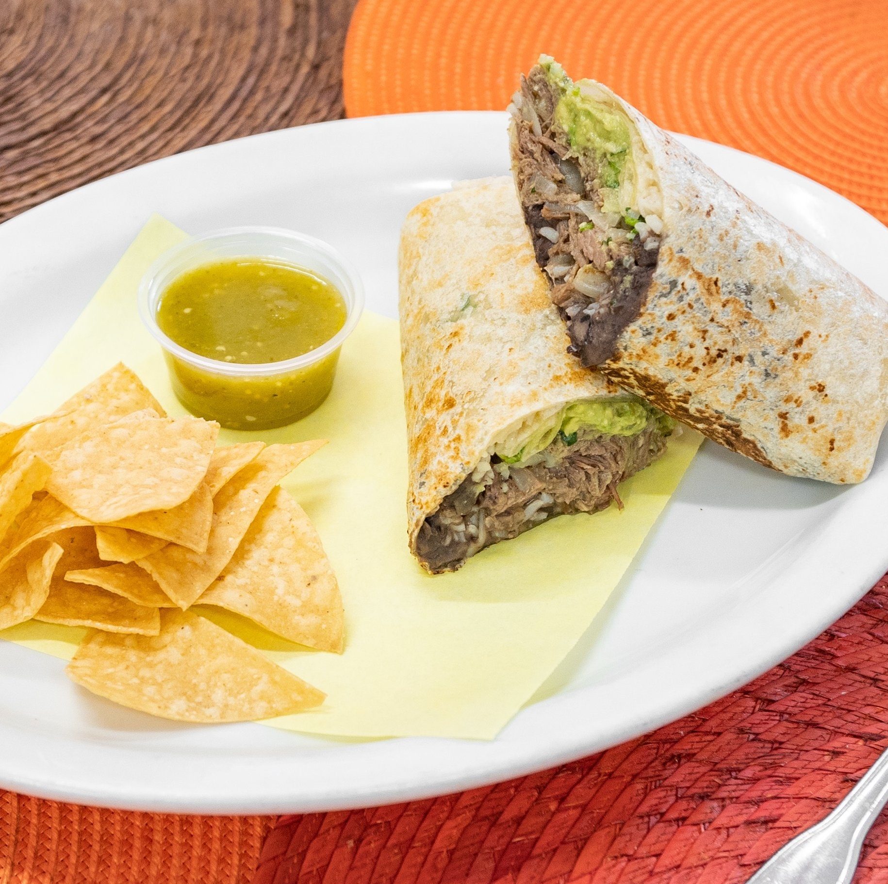 Burrito - Carne Deshebrada.