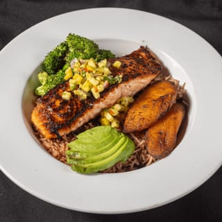 Caribbean Salmon Bowl