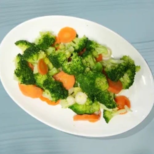 Steamed Vegetables.