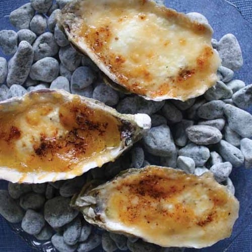 Grilled Cheese Oysters.
