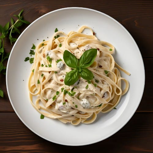 Fettuccine Alfredo.
