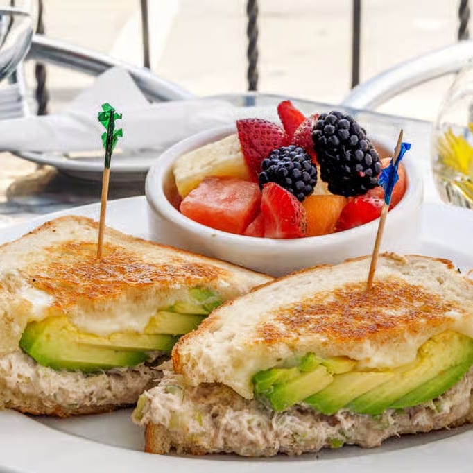 Crab Salad Sandwich.