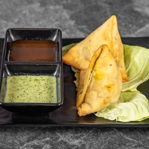 Vegetable Samosas.