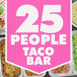 Taco Bar for 25 People
