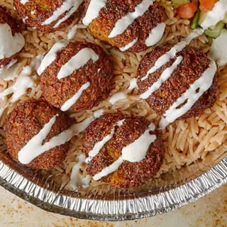 Falafel Over Rice
