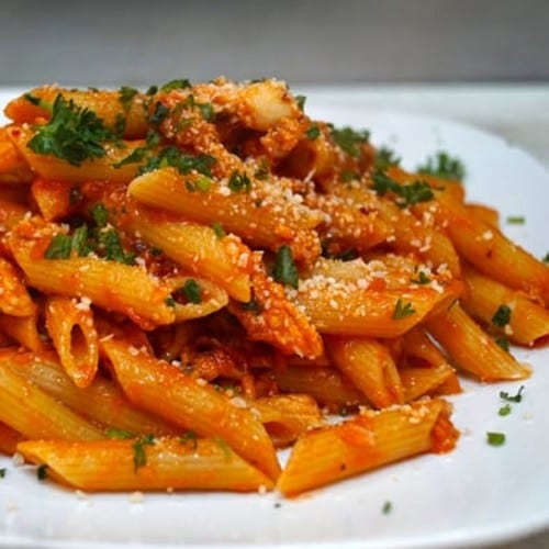Penne Arrabbiata.