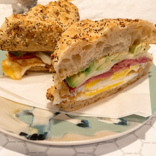 Bacon, Egg and Cheese Sandwich.