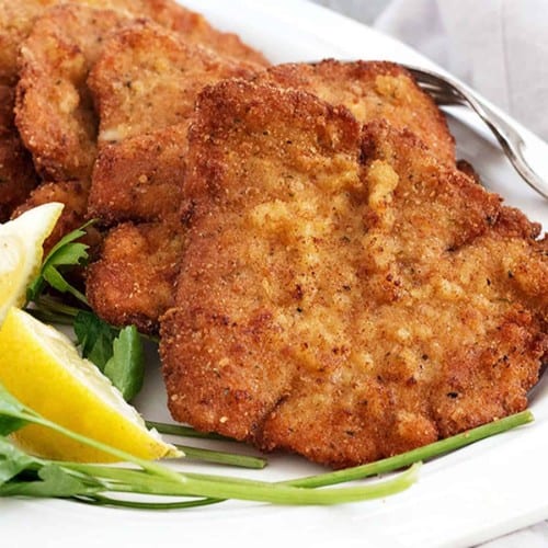 Schnitzel Dinner.