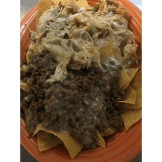 Beef & Chicken Nachos