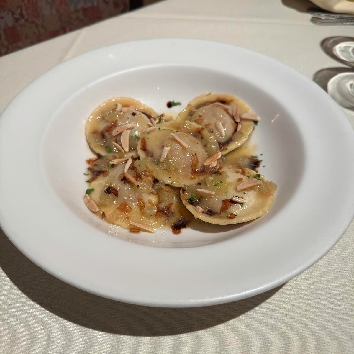 Pumpkin Ravioli Pasta.