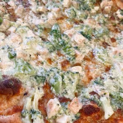 The Alfredo Pie Pizza.