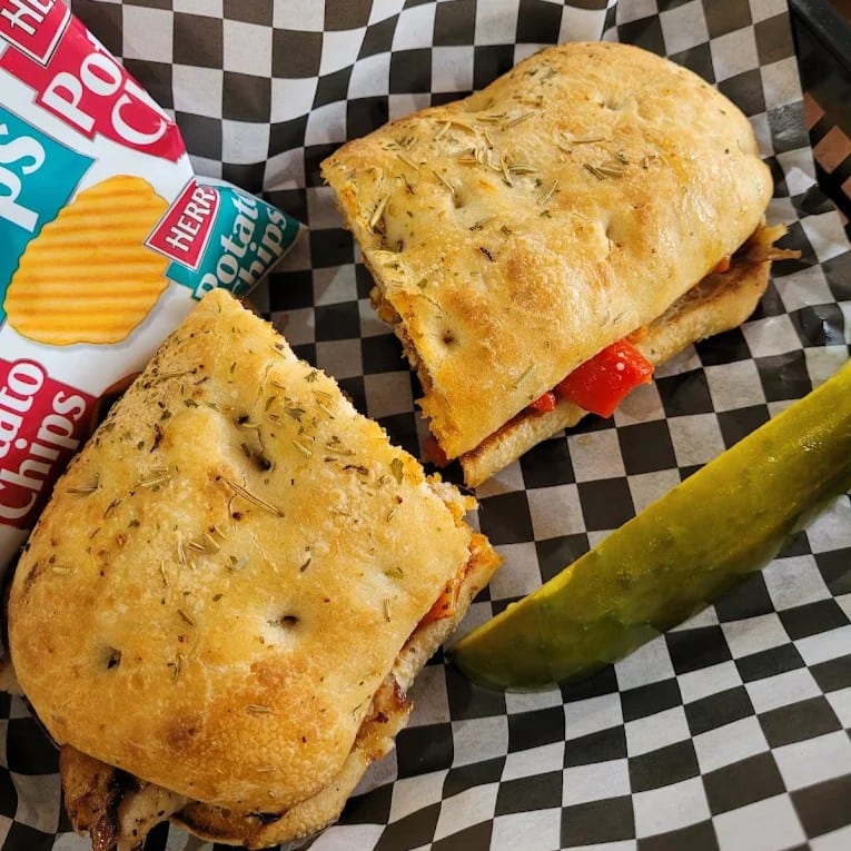 Pork Panini Sandwich.