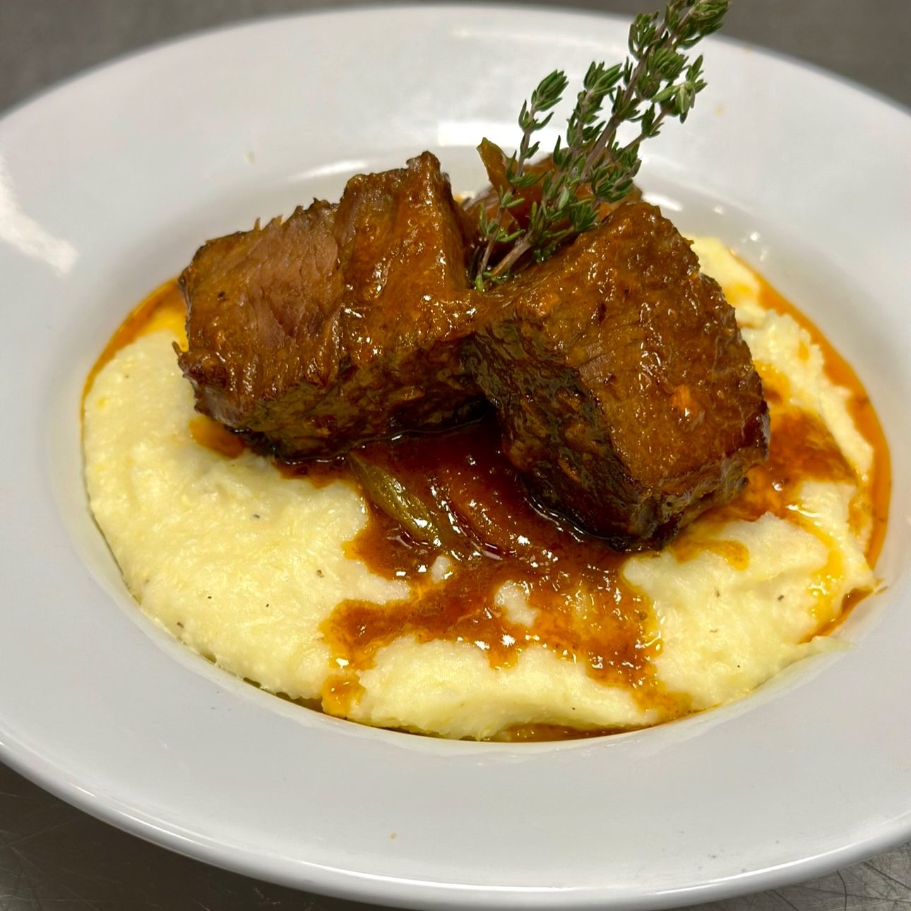 Short Ribs & Grits.