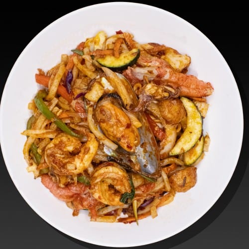 Spicy Stir Fry Noodle.