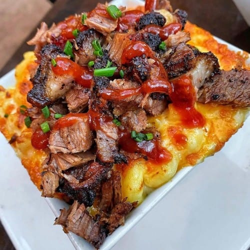 BBQ Mac N Cheese.