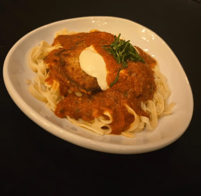 Pasta with Marinara Sauce.