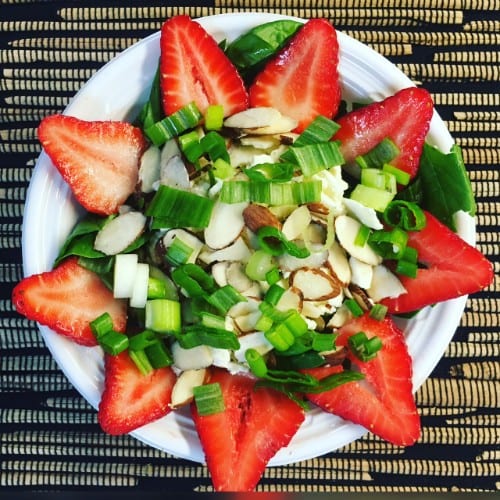 Spinach Strawberry Salad.