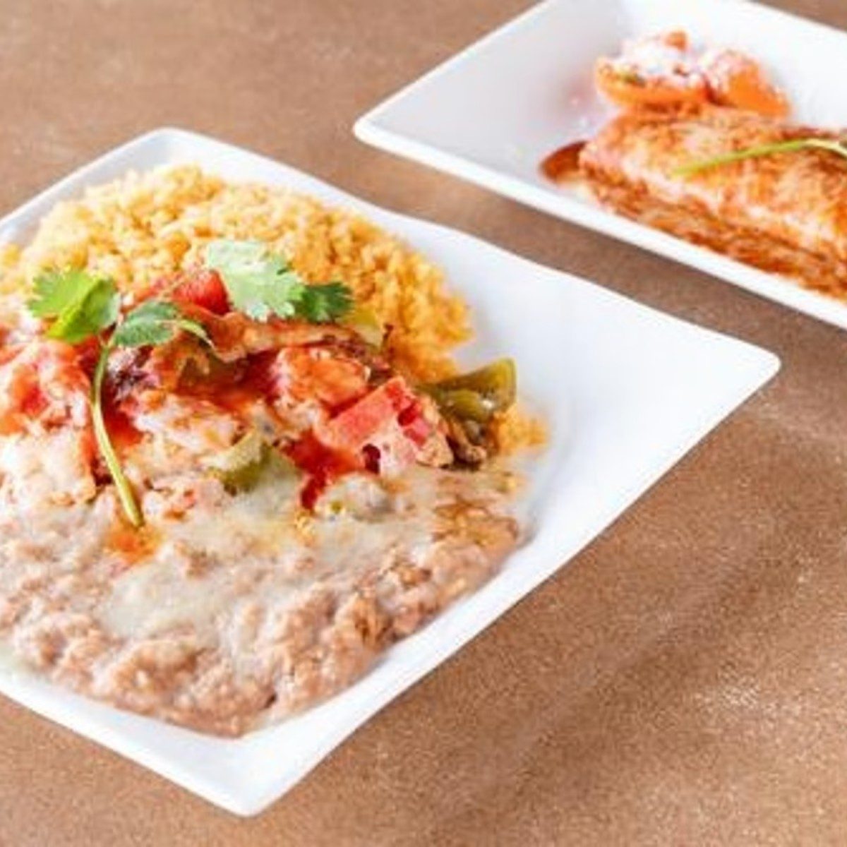 #13-One Enchilada and Chile Relleno.