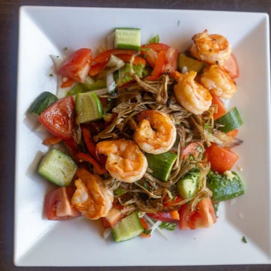 Shrimp Garden Salad.
