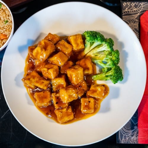 V2. General Tso's Tofu.