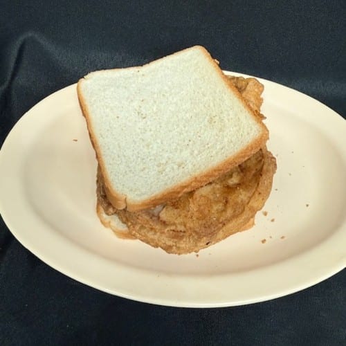 Pork Chop Sandwich.