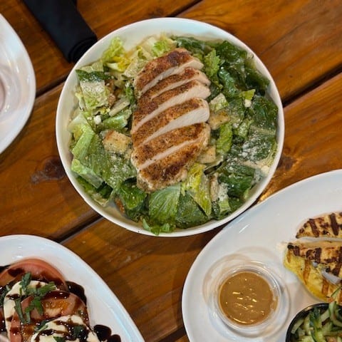 Chicken Caesar Salad.