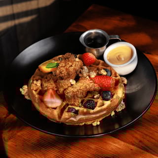 Chicken & Ricotta waffle