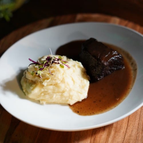 Slow Cooked Short Ribs.