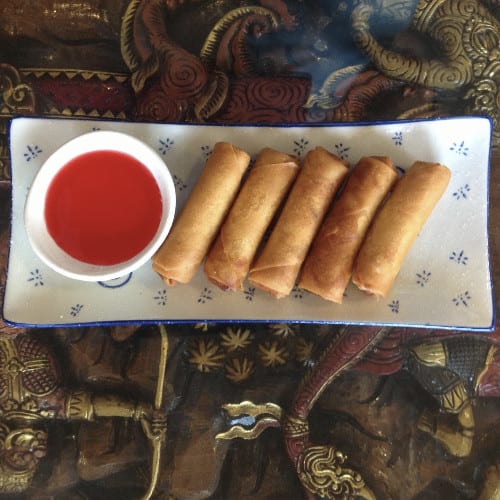 Crispy Cheese Rolls.