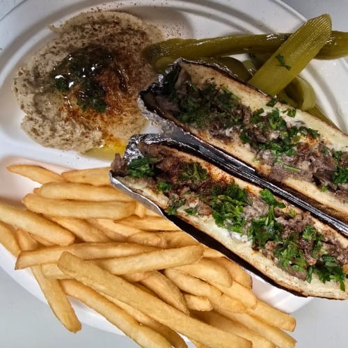 Shawarma Melt Roll Wrap Combo.