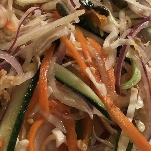 Vegetable Salad with Tofu.