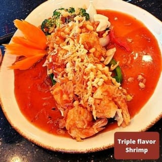 Triple Flavor Shrimp