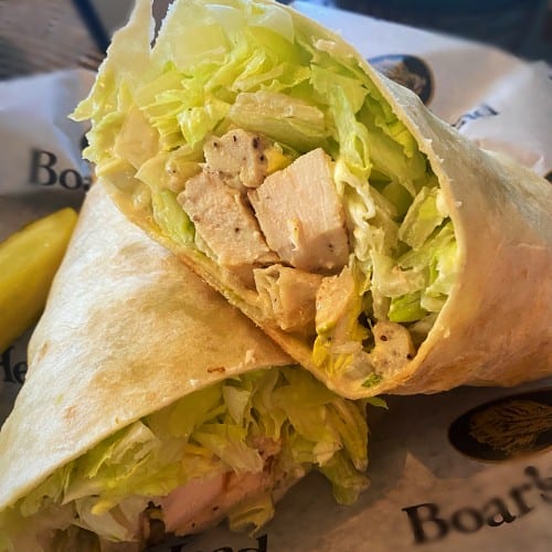 Chicken Caesar Wrap.