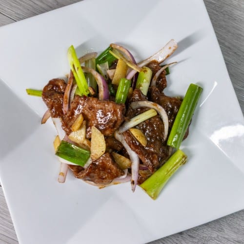 L2. Stir-Fried Sliced Lamb with Scallion.