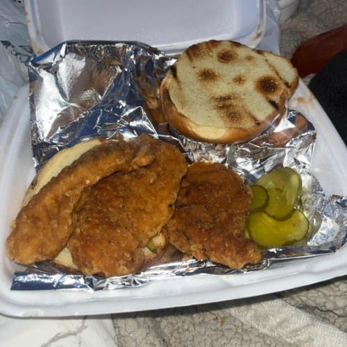 Classic Fried Chicken Sandwich.