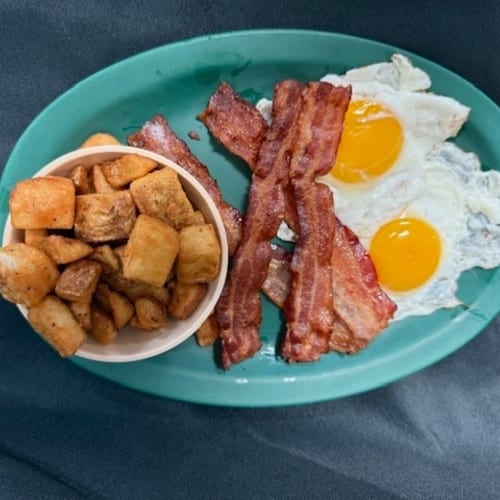 Bacon and Egg Plate.