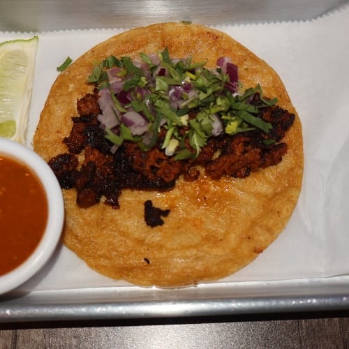 Chorizo Tacos.