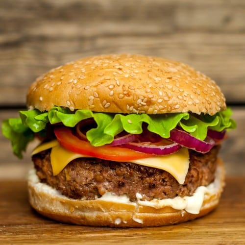 Cheeseburger with Fries.