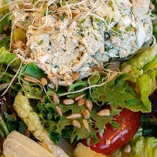 Chicken Salad on Greens