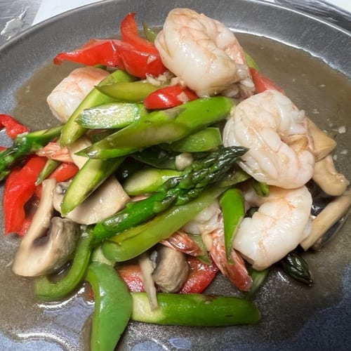 Asparagus Shrimps.